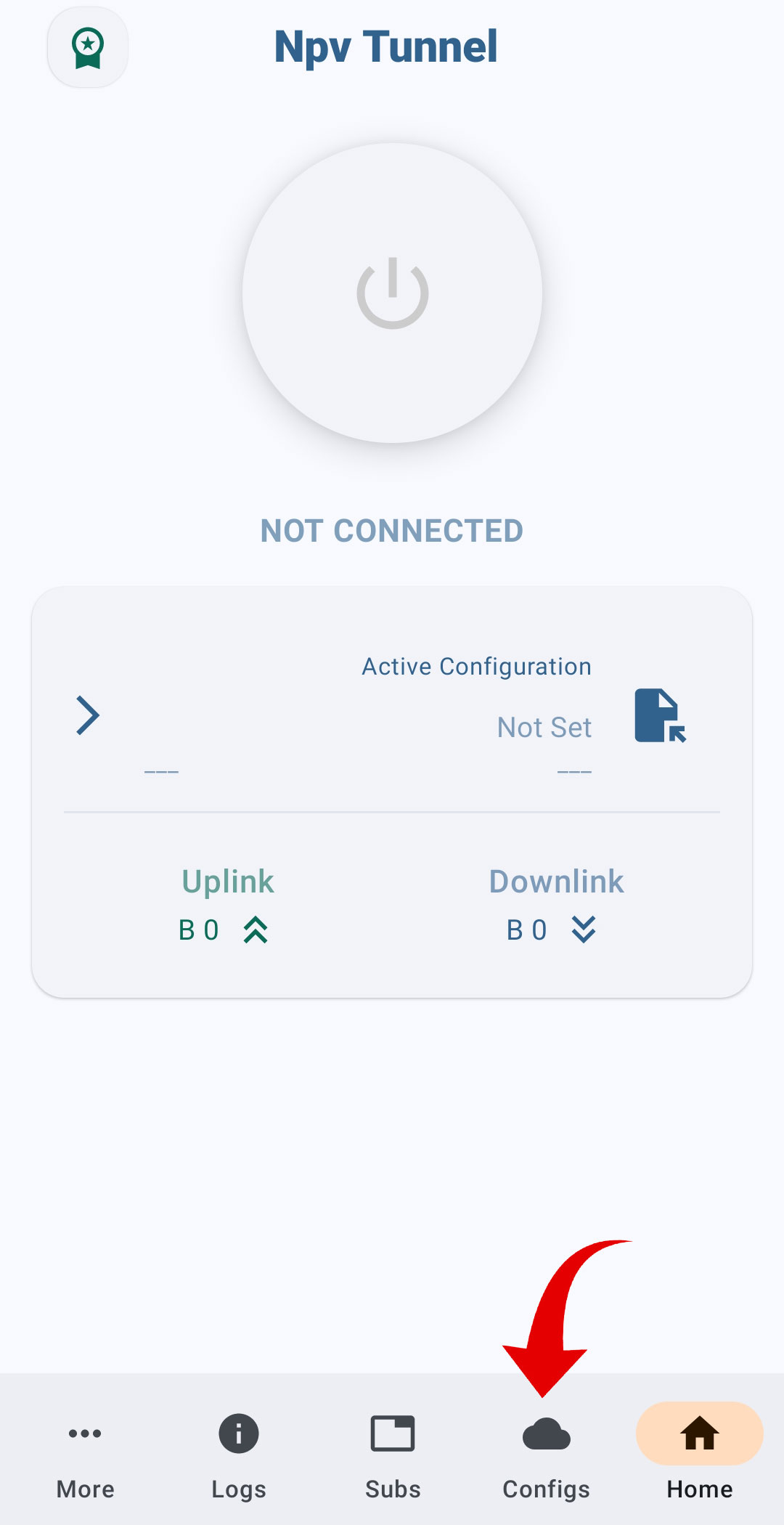 ایمپورت کانفیگ v2ray در NPV